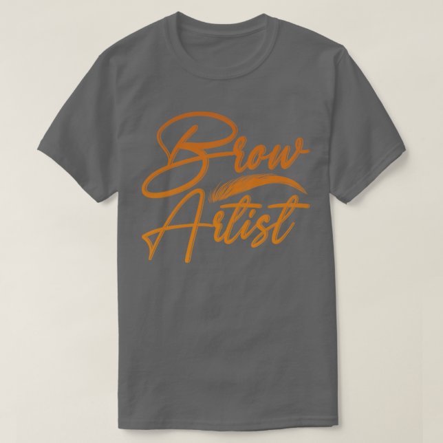 Kosmetolog Eyebrow Artist Makeup Beautician Bro T Shirt (Design framsida)