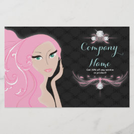 Kosmetolog Hår make up-artist SPA Salong Flygblad