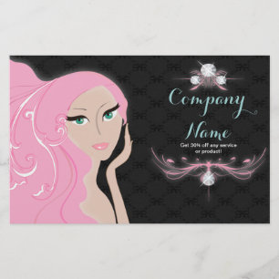 Kosmetolog Hår make up-artist SPA Salong Flygblad