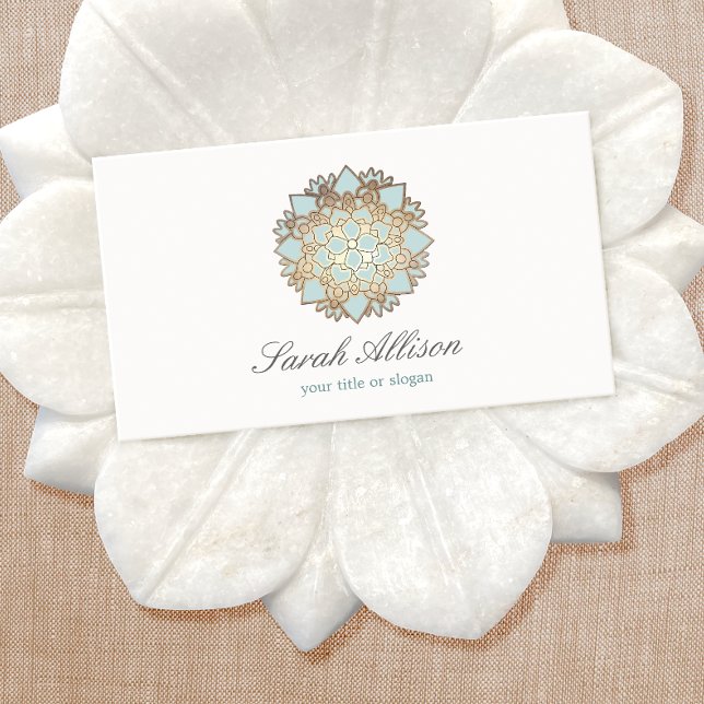 Kosmetolog Organic Skincare Spa och Salon Logotyp Visitkort (Skapare uppladdad)