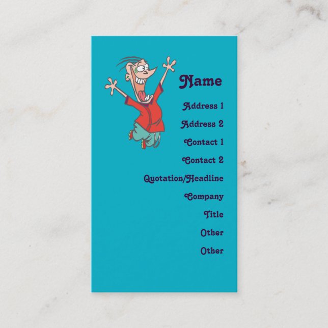 Kosmetolog Skapar sig själv Visitkort (Framsida)