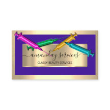 Kosmetolog Syringe Botox B12 QRCode Blue