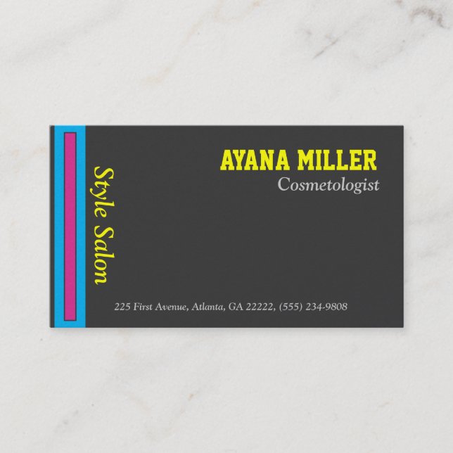 Kosmetolog Visitenkort Visitkort (Framsida)