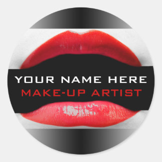 Kosmetologetiketter Runt Klistermärke