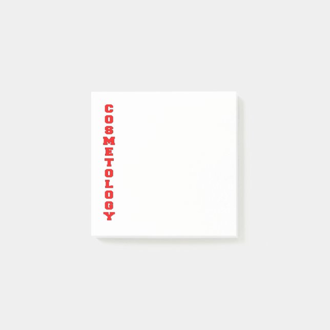 Kosmetologi Post-it Block (Framsida)