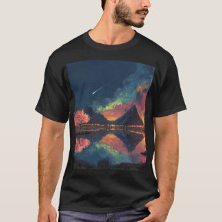 "Kosmibergsreflektion T-Shirt
