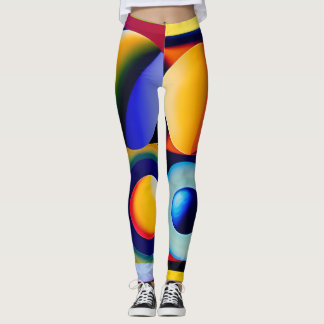 Kosmibesprutade baljväxter leggings
