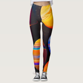 Kosmibesprutade baljväxter leggings