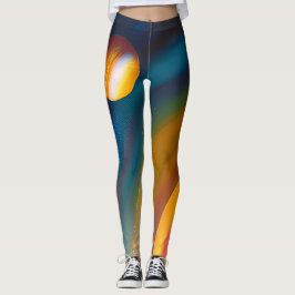 Kosmibesprutade baljväxter leggings