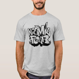 Kosmic 4 Graff Stil Logotyp T-Shirt