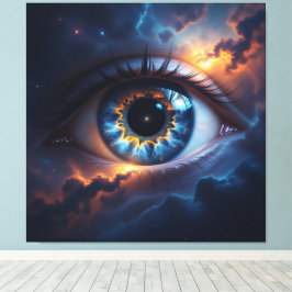 Kosmisches Auge   Canvastryck