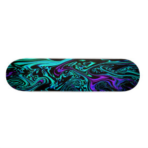 Kosmisk abstrakt Digital Fractal Skateboard Bräda 20 Cm