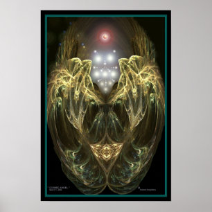 "KOSMISK ÄNGEL "vid Robert Singletary Poster
