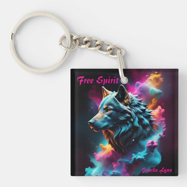 Kosmisk Anpassningsbar för Varg av konst (Framsidan)