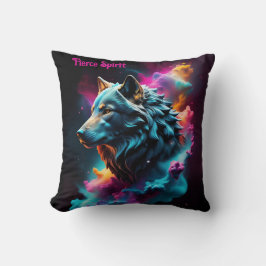 Kosmisk Anpassningsbar för Varg av konst Kudde