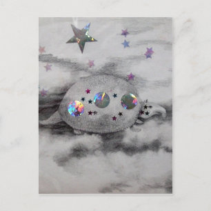 Kosmisk armadillo CricketDiane Art & Design Vykort