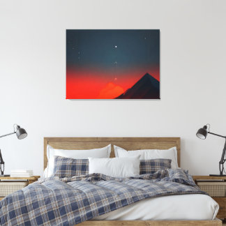 Kosmisk asscent canvastryck