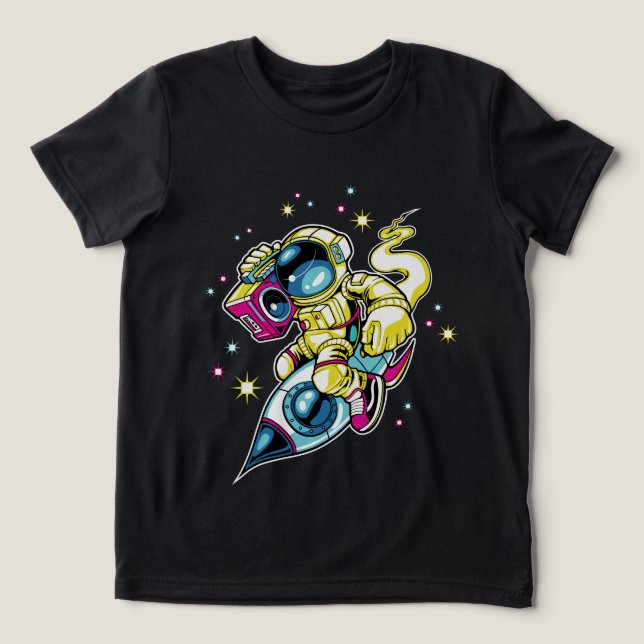 Kosmisk astronaut t shirt (Design Framsida)