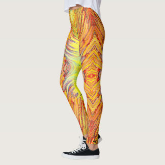 Kosmisk blandning av citrusfrukter leggings