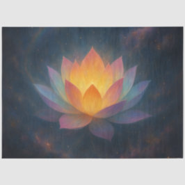 Kosmisk blodning Lotus Decoupage Papper - Andlig