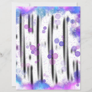 Kosmisk bubbelflödes Scrapbookpapper