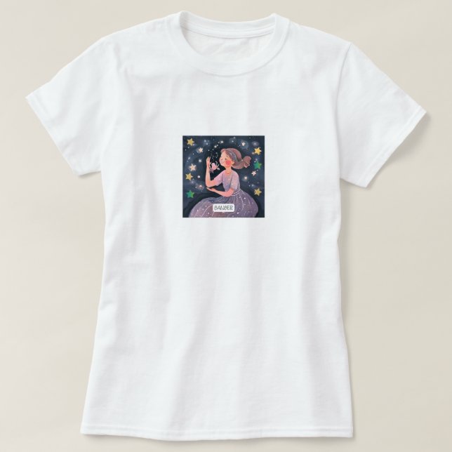 Kosmisk cancer t shirt (Design framsida)