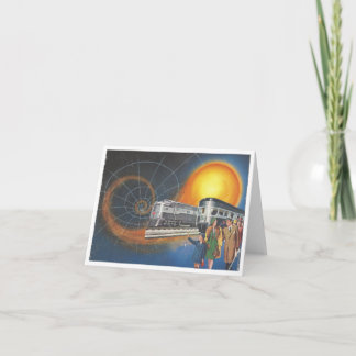 Kosmisk choochoo kort