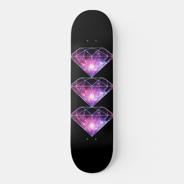 Kosmisk diamant skateboard bräda 20 cm (Framsida)