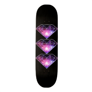 Kosmisk diamant skateboard bräda 20 cm