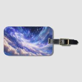 Kosmisk Dreamscape: Snurra Nebula & Starry Night Bagagebricka