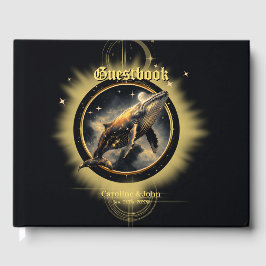 Kosmisk elegans, guldval, svart val gästböcker