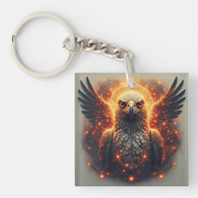 🦅 Kosmisk Energi Örn Vision Charm 🦅 (Framsidan)