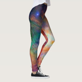 Kosmisk färg-stjärnorna, mönster-baljväxter leggings