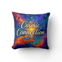 🪐 Kosmisk Förbindelse Dekorativ Kudd