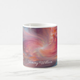 Kosmisk geometrisk sammansättning kaffemugg