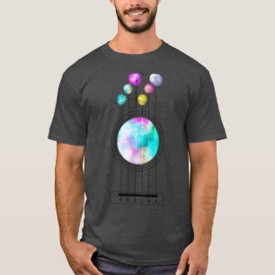 Kosmisk gitarr t shirt