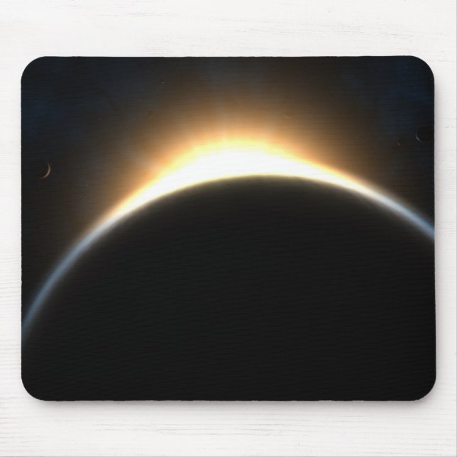 Kosmisk gryning Mousepad Musmatta (Framsidan)