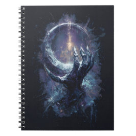 Kosmisk Hand Mörk Fantasy Anteckningsbok
