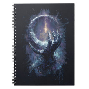 Kosmisk Hand Mörk Fantasy Anteckningsbok