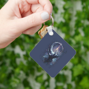 Kosmisk Hand Mörk Fantasy Nyckelring
