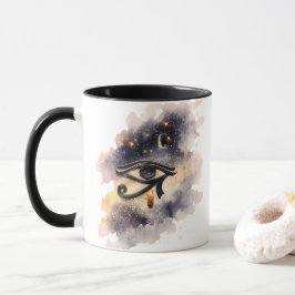 Kosmisk Horus-öga Kaffe Mugg Forntida Egypten