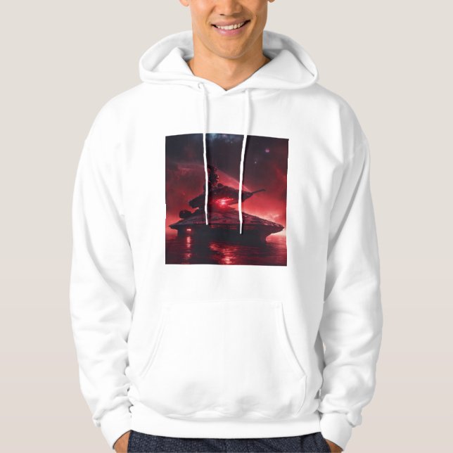 Kosmisk-inspirerad Space Hoodie-samling Hoodie (Framsida)
