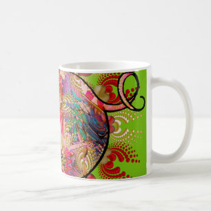 Kosmisk kärlekgris kaffemugg