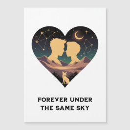 Kosmisk Kärlekshistoria Hjärtat med Älskande och R