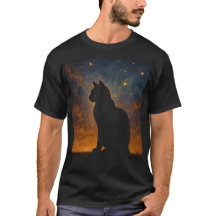 Kosmisk Katt Siluett