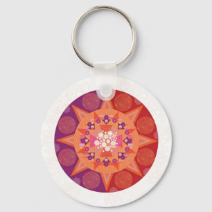 Kosmisk keychain nyckelring