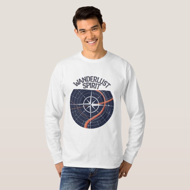 Kosmisk kompass t shirt (Hel framsida)