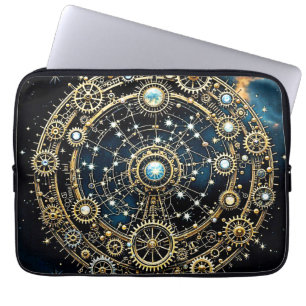 Kosmisk konst i den kelestiska mekanismen laptop fodral