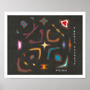 Kosmisk Mandala Poster