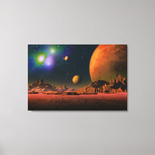 Kosmisk medvetenhet canvastryck